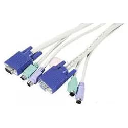 Cable para KVM Switch Video/Teclado/Mouse 1.80 metros - KVM Gabinete Accesorios