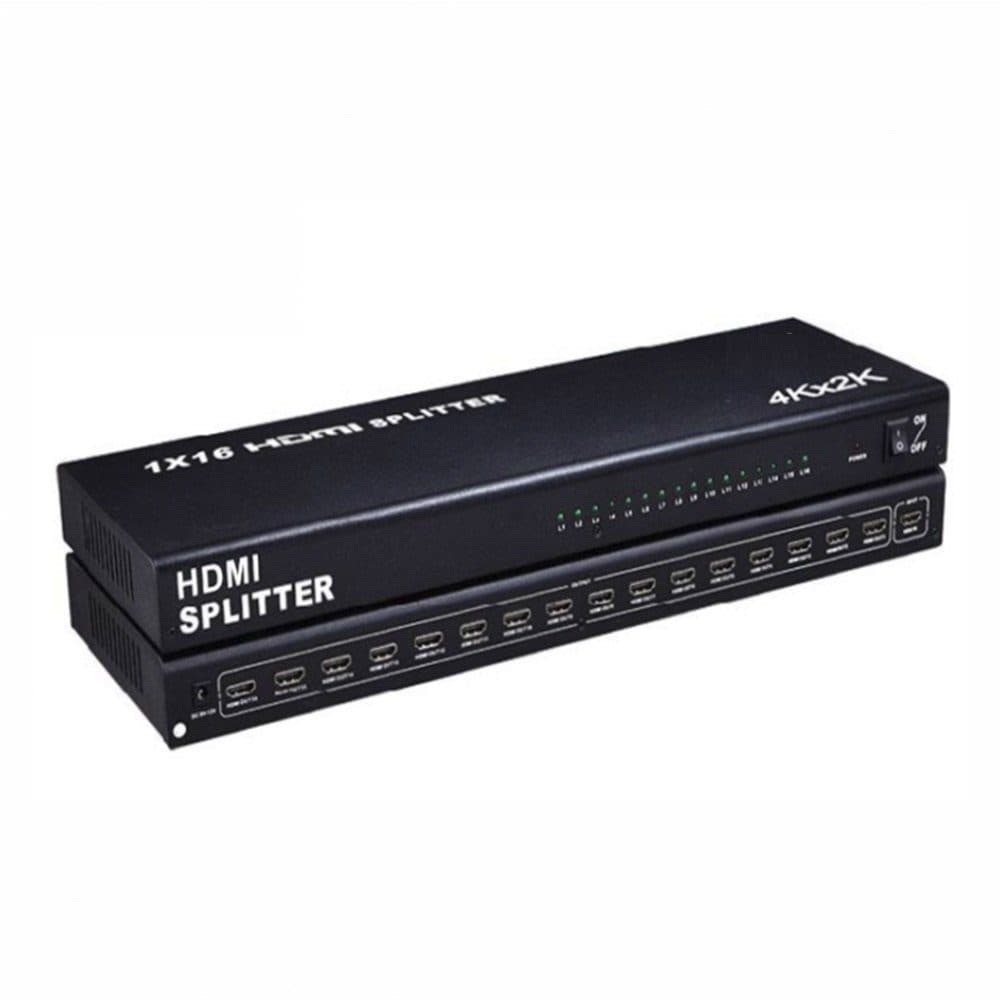 Splitter HDMI 2.0 1x16 Full HD 1080p 3D 01 entrada 16 Salidas case aluminio Encore ENHD-SP16 marca Encore Electronics - Accesorios y Adaptadores