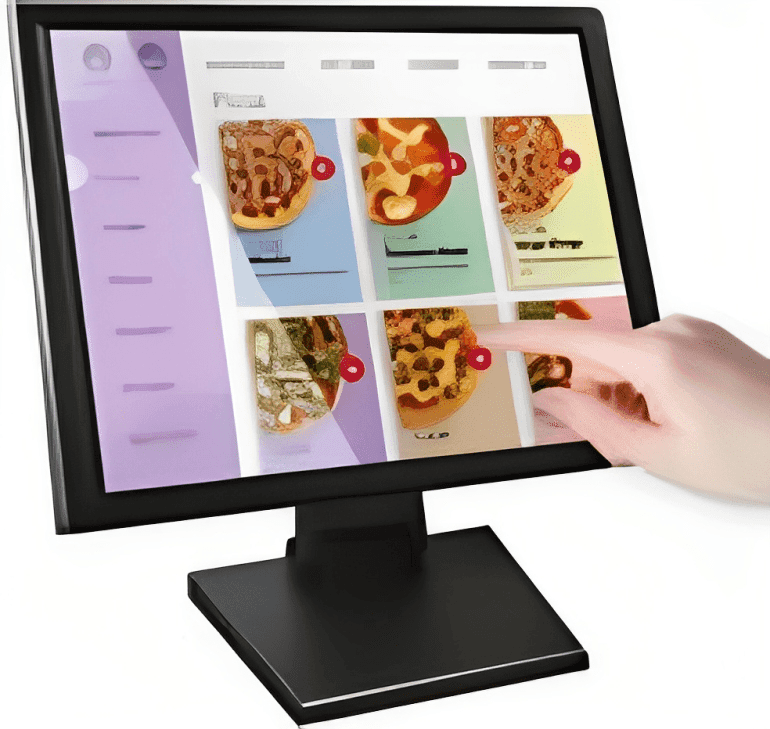 Monitor Touch Screen 15¨ pantalla Táctil VGA/HDMI 1024x768 60HZ (BAD BOX EN REMATE) marca POS SYSTEM - Puntos de Venta POS