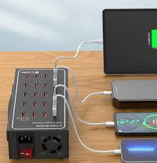 Cargador USB Multipuerto, carga 15 puertos USB -100Watts 2.5A PSU para Laptop Tablet SmartPhone  