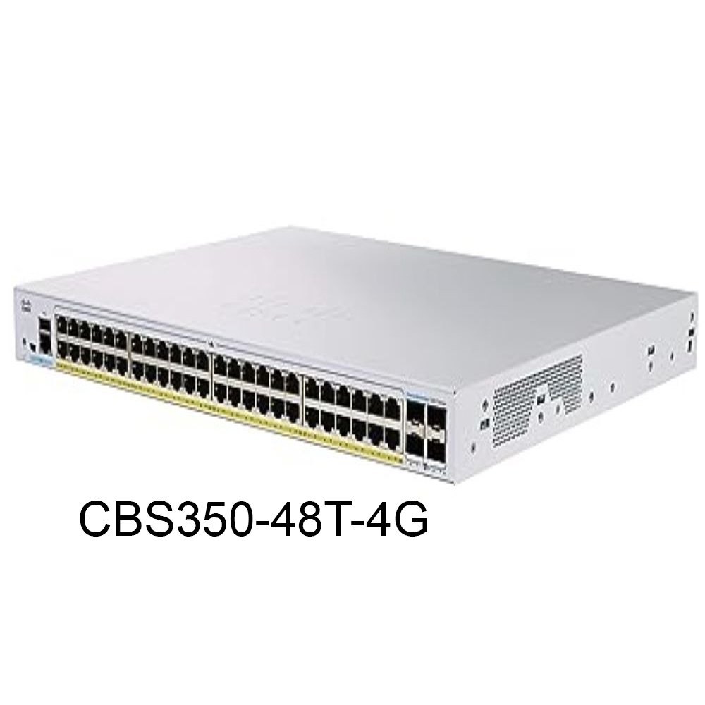 Switch Cisco Gigabit Ethernet Business 350, 48 Puertos 10/100/1000Mbps + 4 Puertos SFP, 16.000 Entradas - Administrable