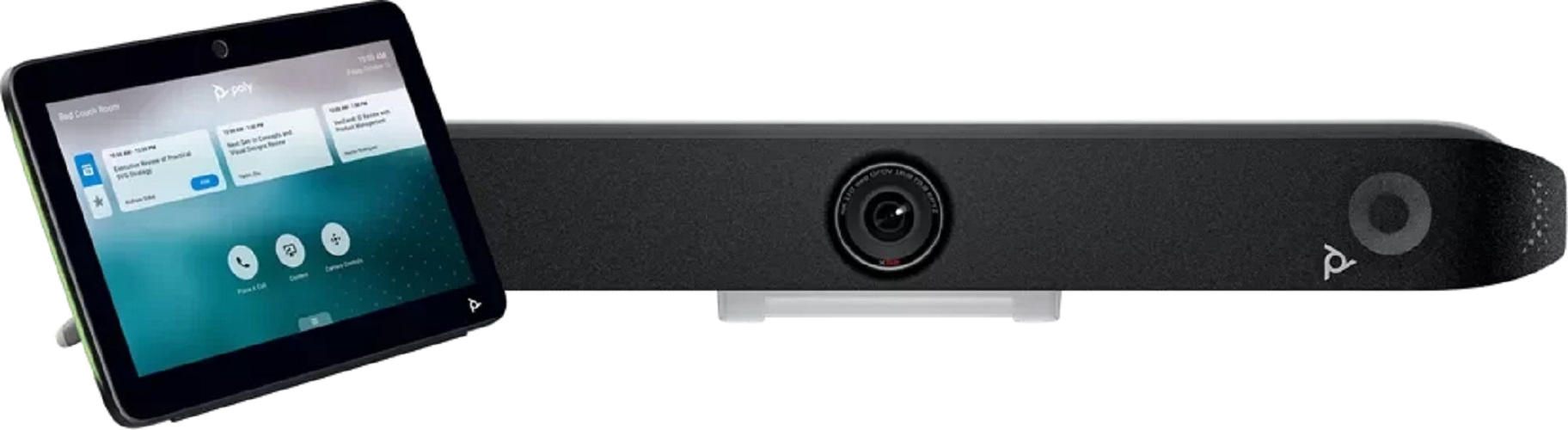 Equipo de VídeoConferencia Poly Studio X52  - 4K UHD consola con pantalla táctil, barra de vídeo