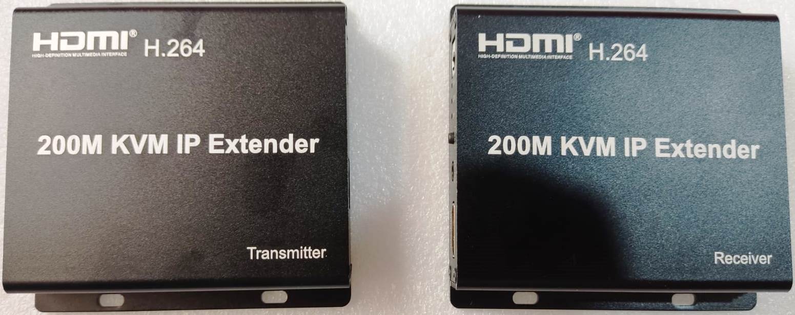 Extender HDMI 200 Metros con UTP RJ45  Cat5e/Cat6  TCP/IP IR Emisor-Receptor