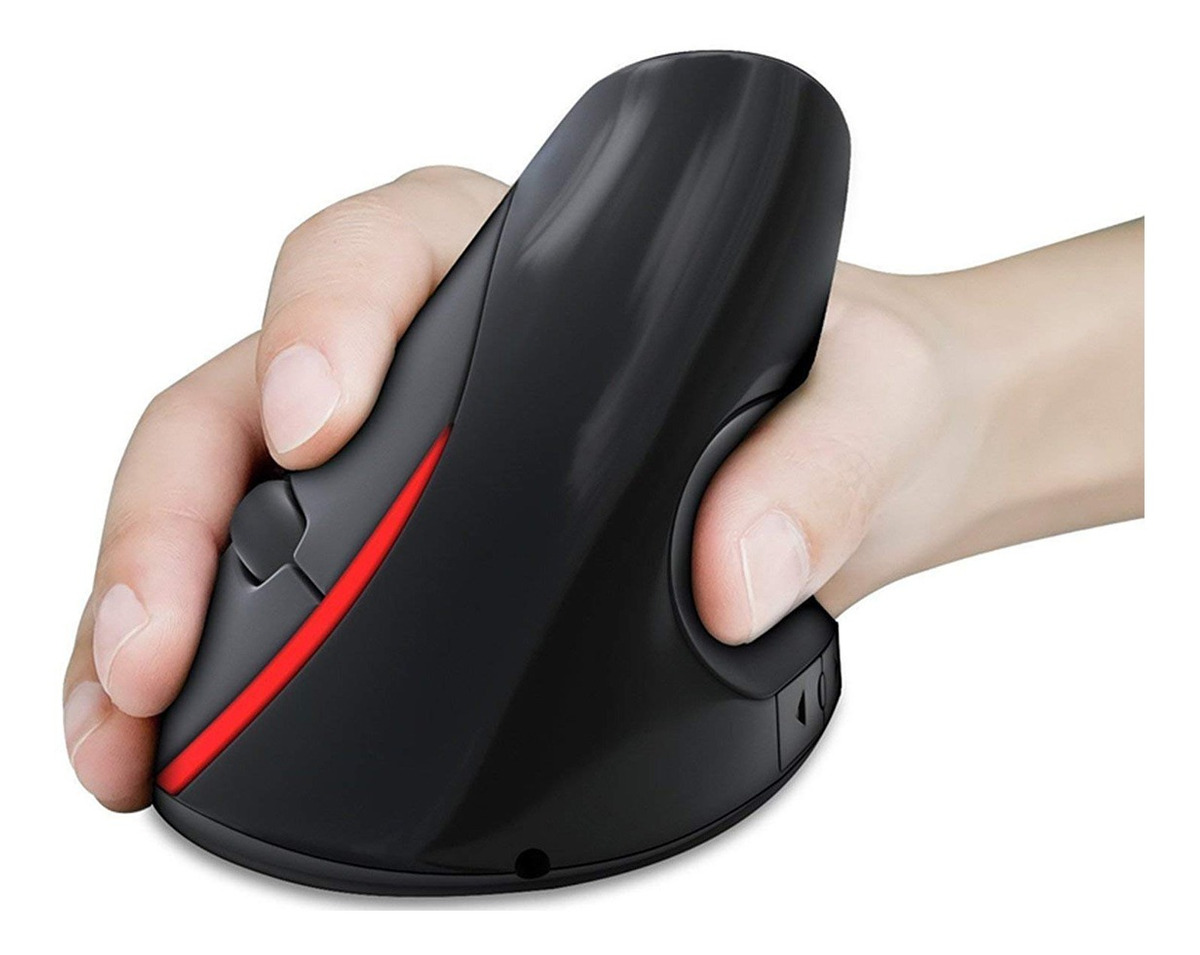 MOUSE INALAMBRICO VERTICAL CON BATERIA RECARGABLE ENCORE