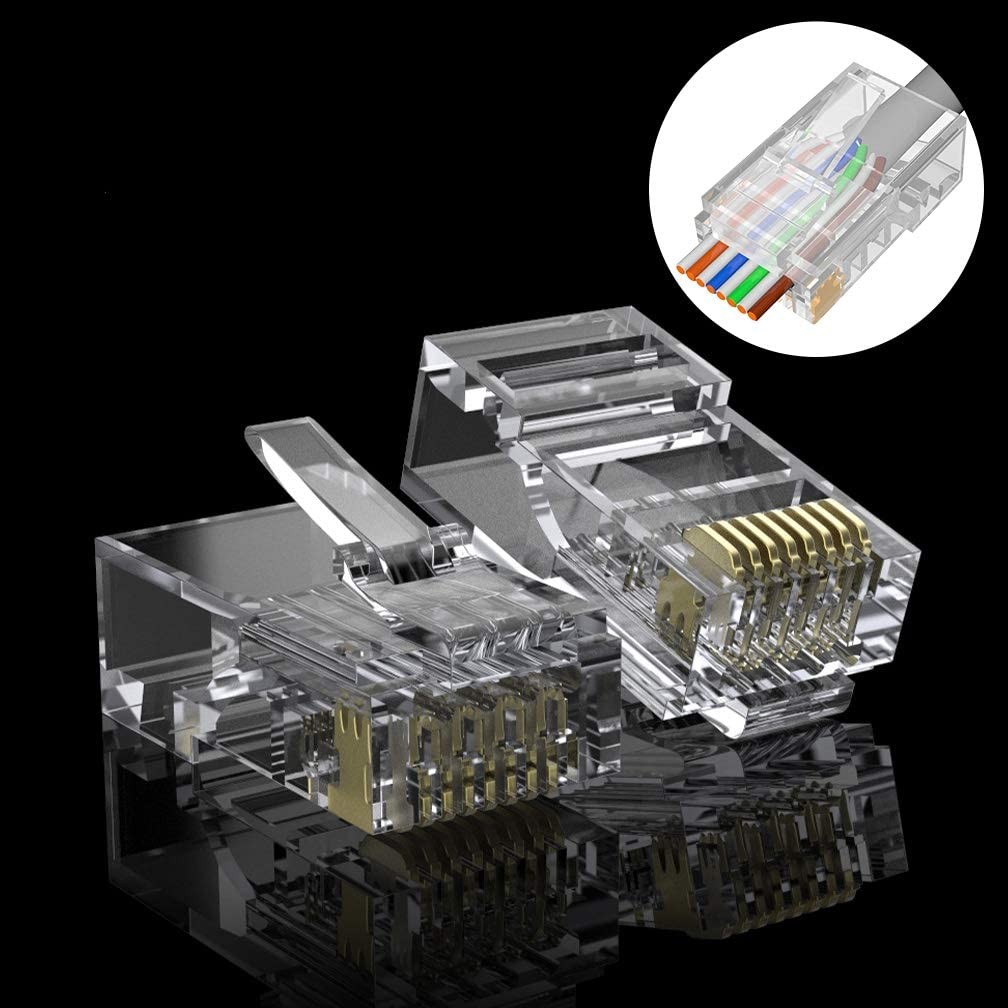 CONECTORES PLUG CAT6A - 8 Hilos  Caja x 100 - 10GTEK