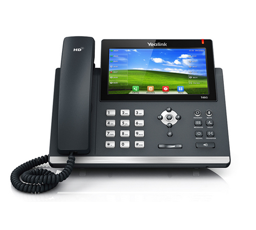 TELEFONO IP YEALINK GERENCIAL SIP-T48U 16 LINEAS LCD COLOR TOUCH 7