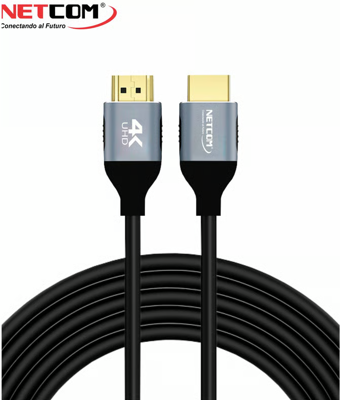 CABLE HDMI 2.0 DE COBRE DE 10 METROS ULTRA HD 4K 60HZ 28AWG NETCOM