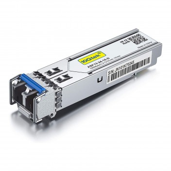 1.25G SFP Transceiver 1000Base-LX, 1310nm monomodo, Duplex LC, 20 km | SFP-GE-L Compatible con Cisco -10Gtek