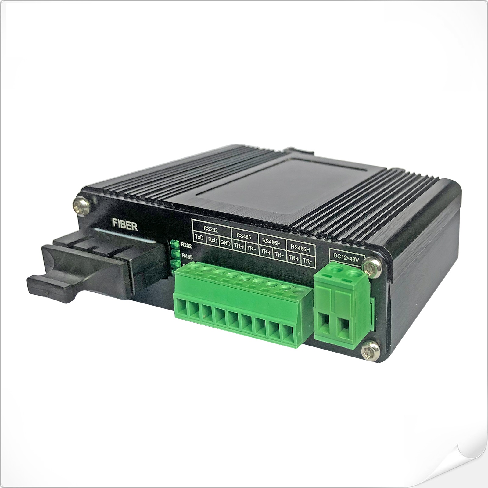 Media Converter Industrial 1Ch RS232/RS422/RS485 a Fibra dual Monomodo SC, 40KM 