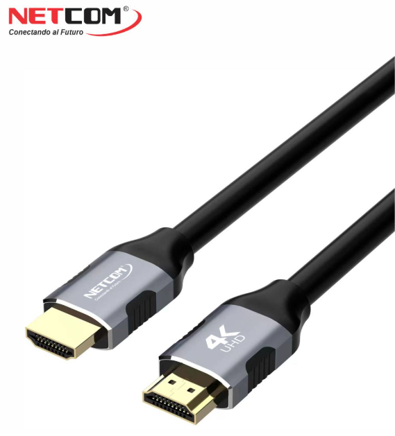 CABLE HDMI 2.0 DE COBRE DE 3 METROS ULTRA HD 4K 60HZ 28AWG NETCOM