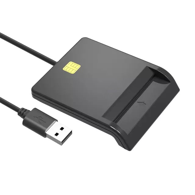 Lector de DNI electronico USB, para Firma digital - Smart Card Reader - Encore