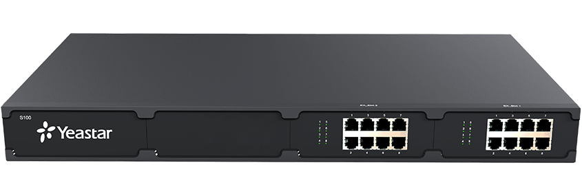 Yeastar P560 Centralita IP PBX modular. 100 usuarios (ampliable a 200), 30 llamadas (ampliable a 60)